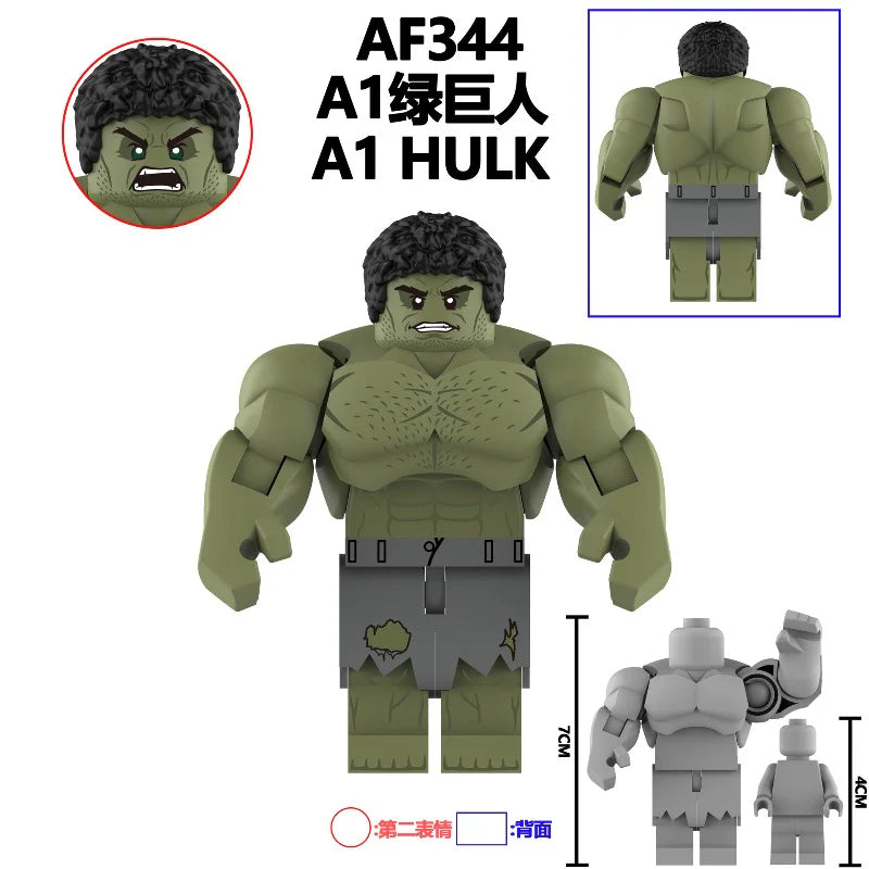 AF344-347 Superhero Hulk Minifigures