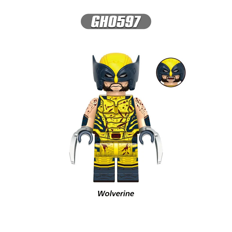 G0176 Super heroes series Deadpool & Wolverine minifigures