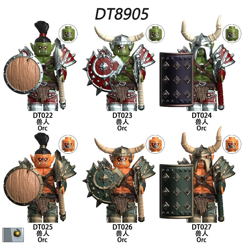 WOW The Dlo2 門徒 US 10.5 DT8905 World of Warcraft Series Orc Minifigures – Darkie's