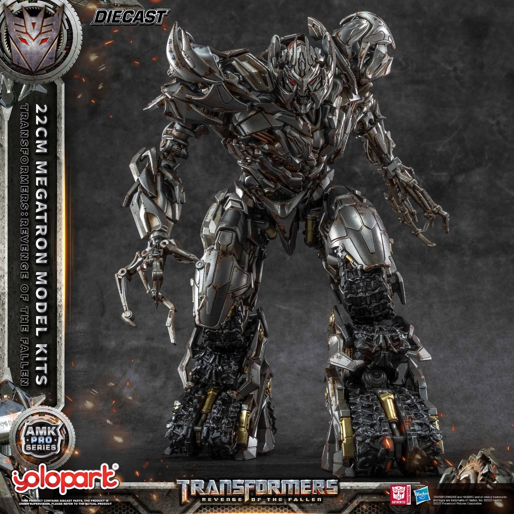 Yolopark AMK PRO Series Transformers: Revenge of the Fallen Megatron Model Kit 22cm