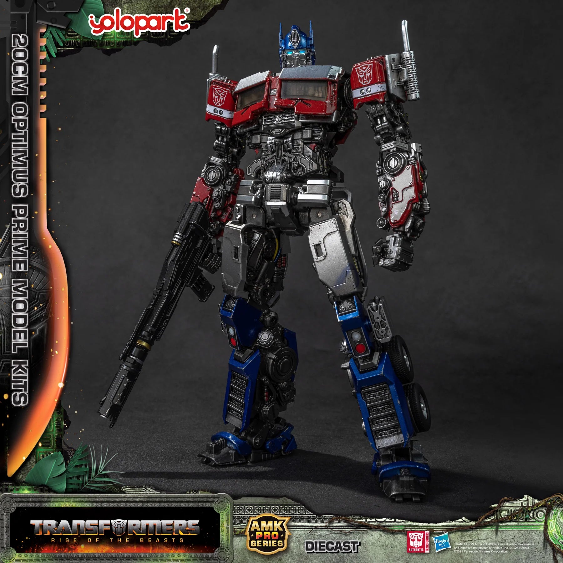 Yolopark AMK PRO Series Transformers: Rise of the Beasts Optimus Prime Model Kit 20cm