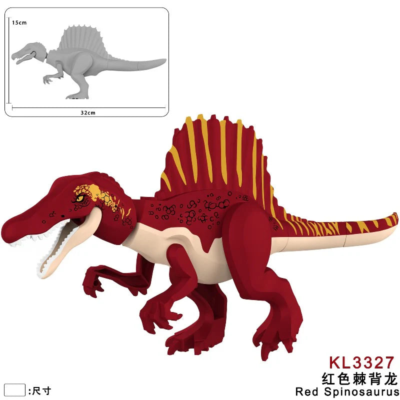 KL3324-3330 Dinosaur Spinosaurus Minifigures