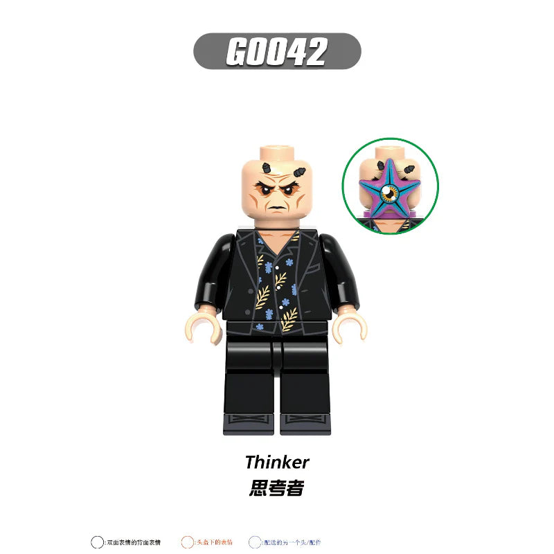 G0106 Superhero Series The Thinker Javelin Polka Dot Man Minifigures