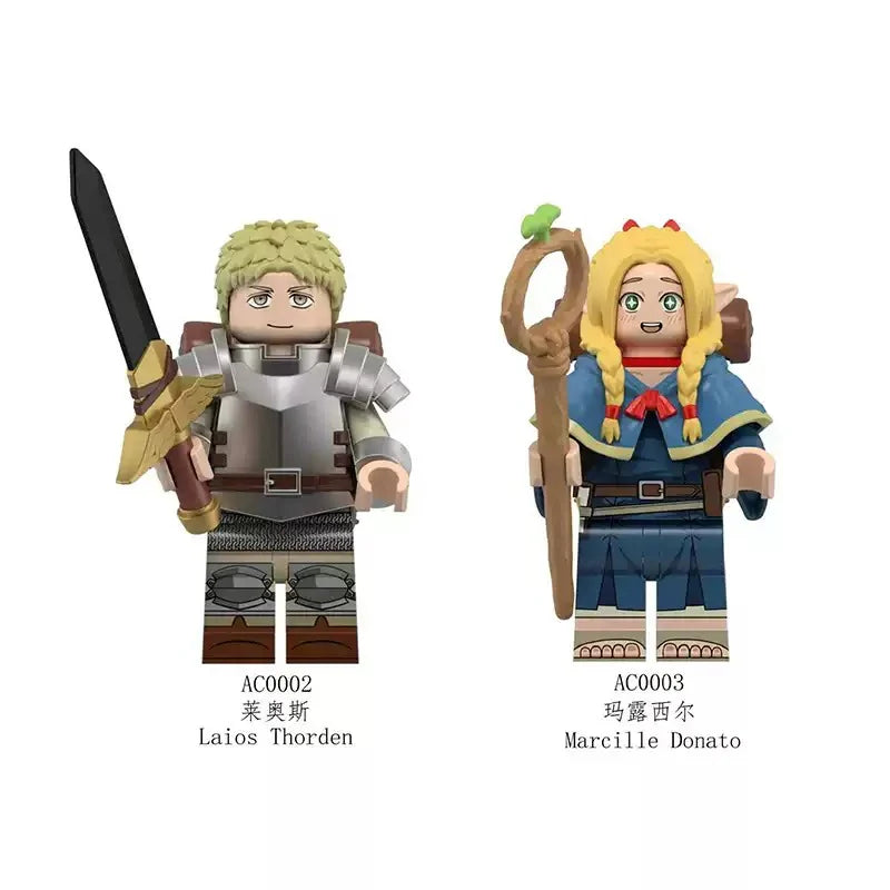 AC0002 AC0003 Delicious in Dungeon series Marcille Donato Laios Thorden Minifigures