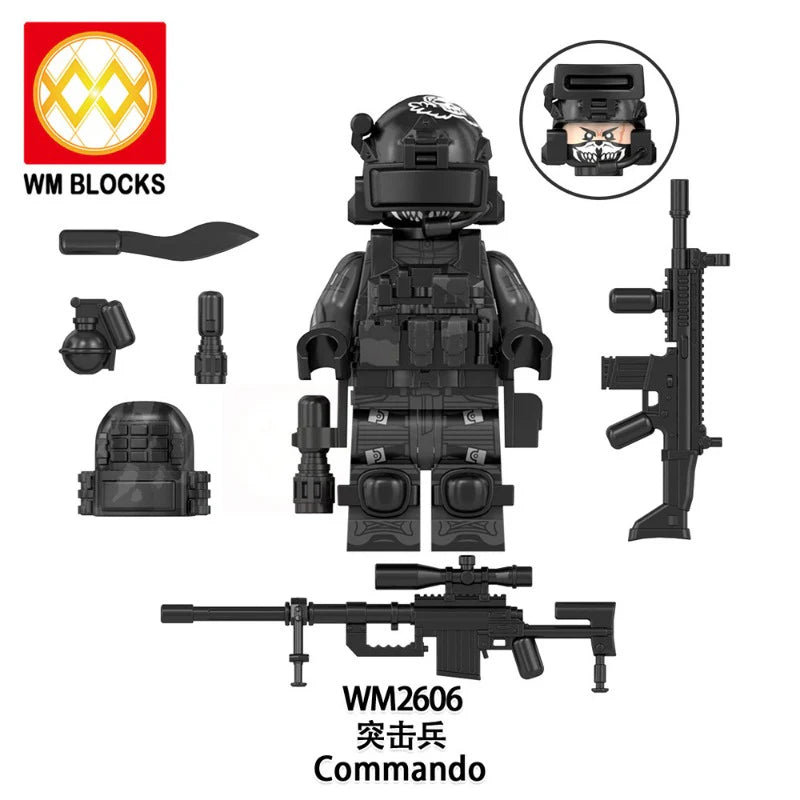 WM6169 Military Series Minifigures