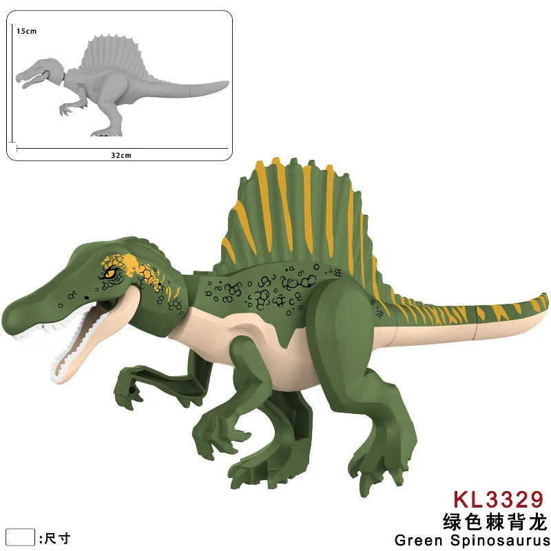 KL3324-3330 Dinosaur Spinosaurus Minifigures