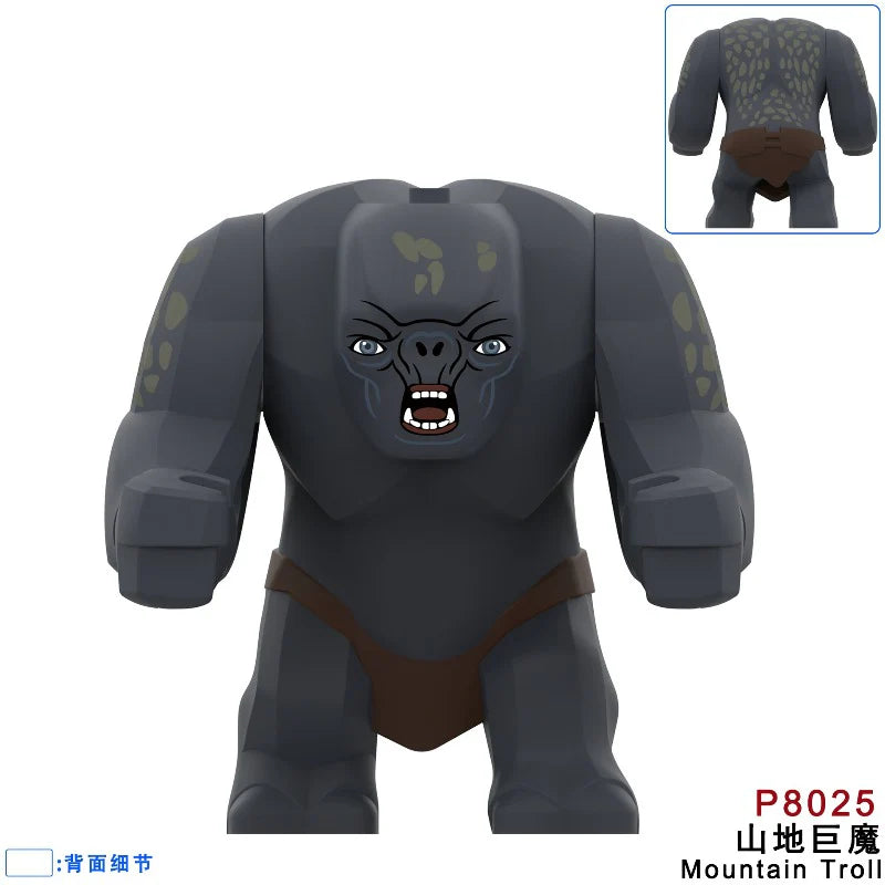 P8023-P8025 Lord of Rings Cave Troll Minifigure