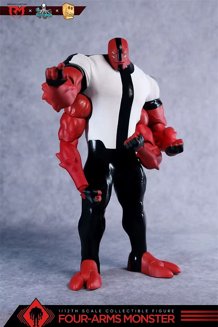Remad Custom x Octopus Toy x Toy Mask 1/12 Heroes on the Dial - Four-Arms Monster (READ DESCRIPTION)