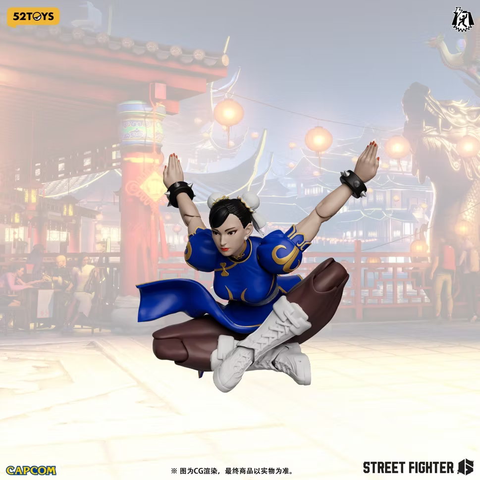 52Toys Street Fighter 6 Chun Li 1/12 Scale Action Figure (Outfit Version 2)
