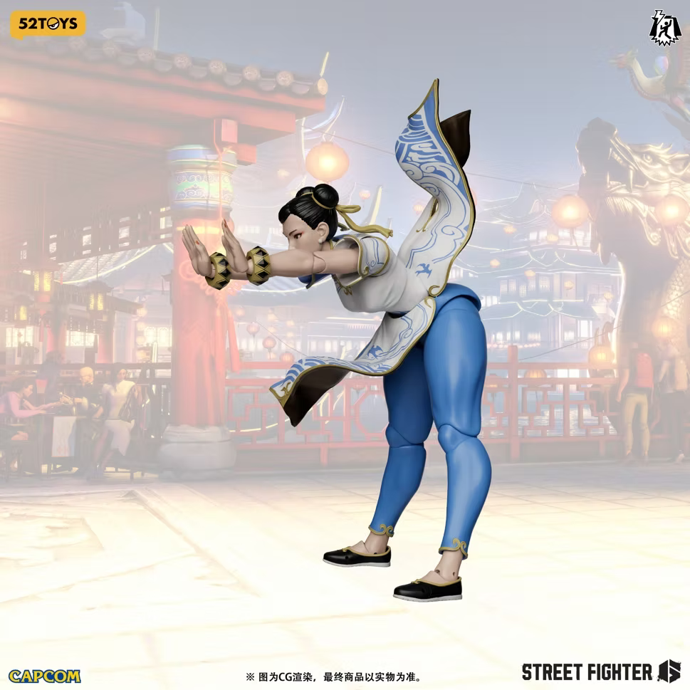 52Toys Street Fighter 6 Chun Li 1/12 Scale Action Figure (Outfit Version 1)