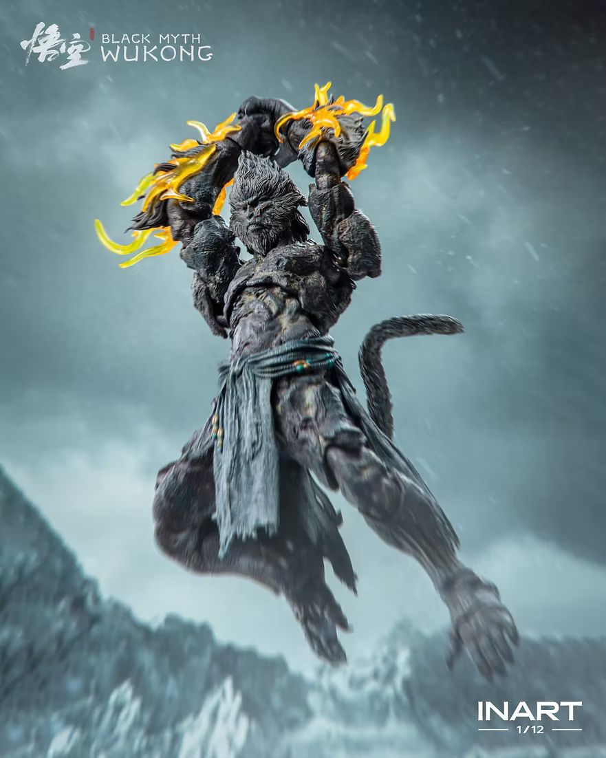 INART Black Myth: Wukong - Stone Monkey 1/12 Scale Action Figure