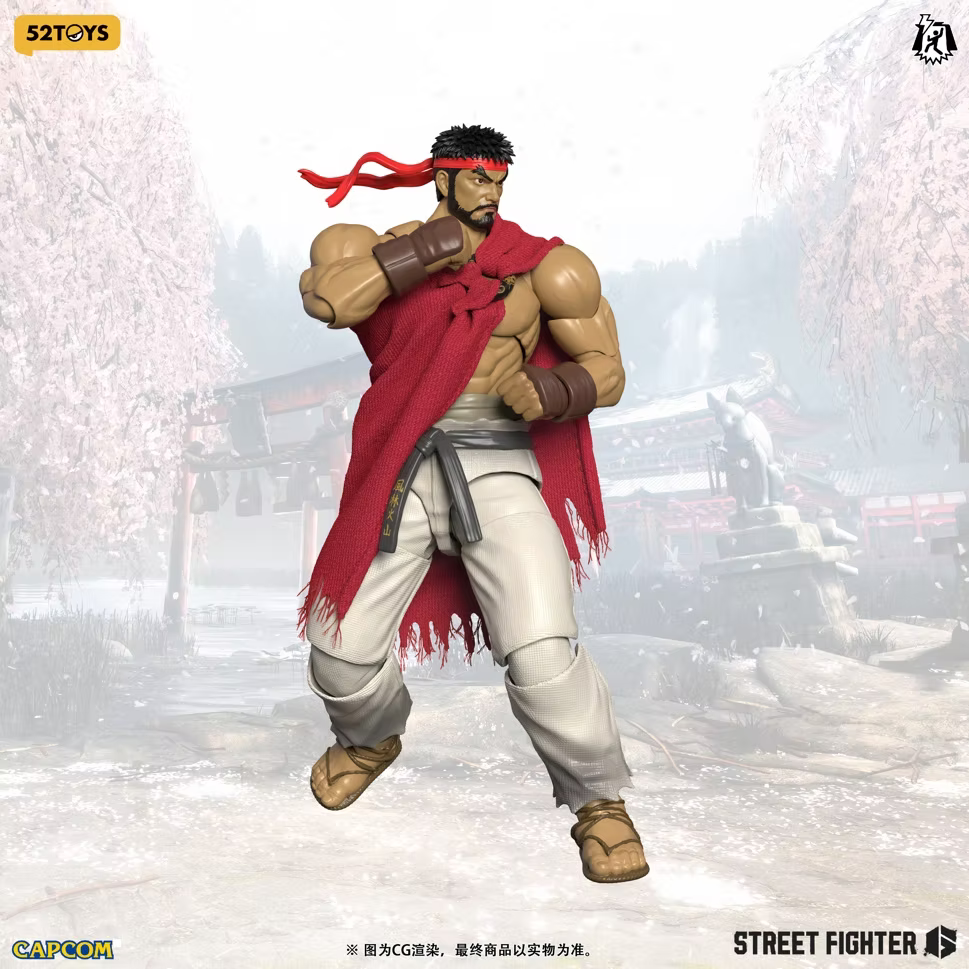 56toy Ryu 52Toys Street Fighter 6 Ryu 1/12 Scale Action Figure – Darkie's ...