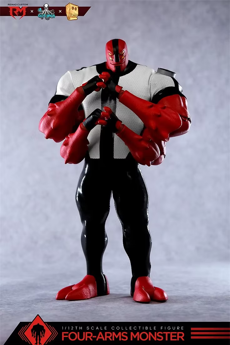 Remad Custom x Octopus Toy x Toy Mask 1/12 Heroes on the Dial - Four-Arms Monster (READ DESCRIPTION)