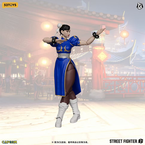 52Toys Street Fighter 6 Chun Li 1/12 Scale Action Figure (Outfit Version 2)
