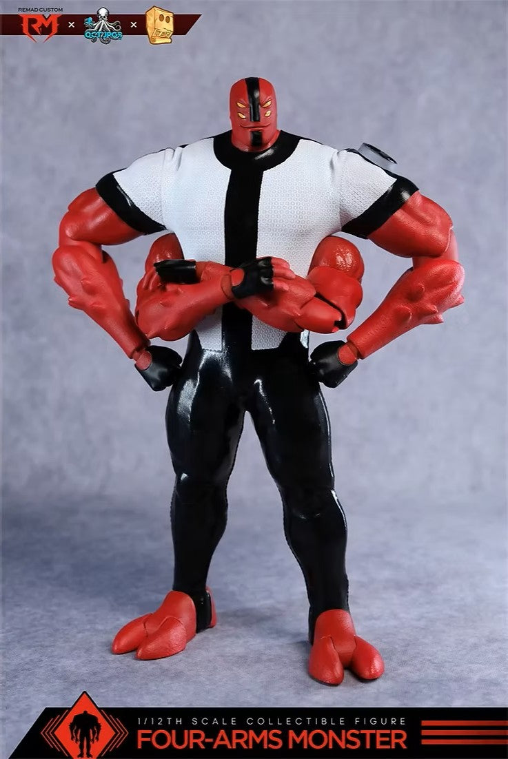 Remad Custom x Octopus Toy x Toy Mask 1/12 Heroes on the Dial - Four-Arms Monster (READ DESCRIPTION)