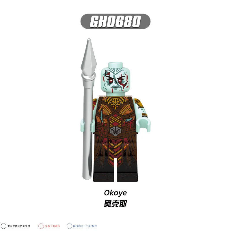 G0187 Zombie Super heroes Series Minifigures