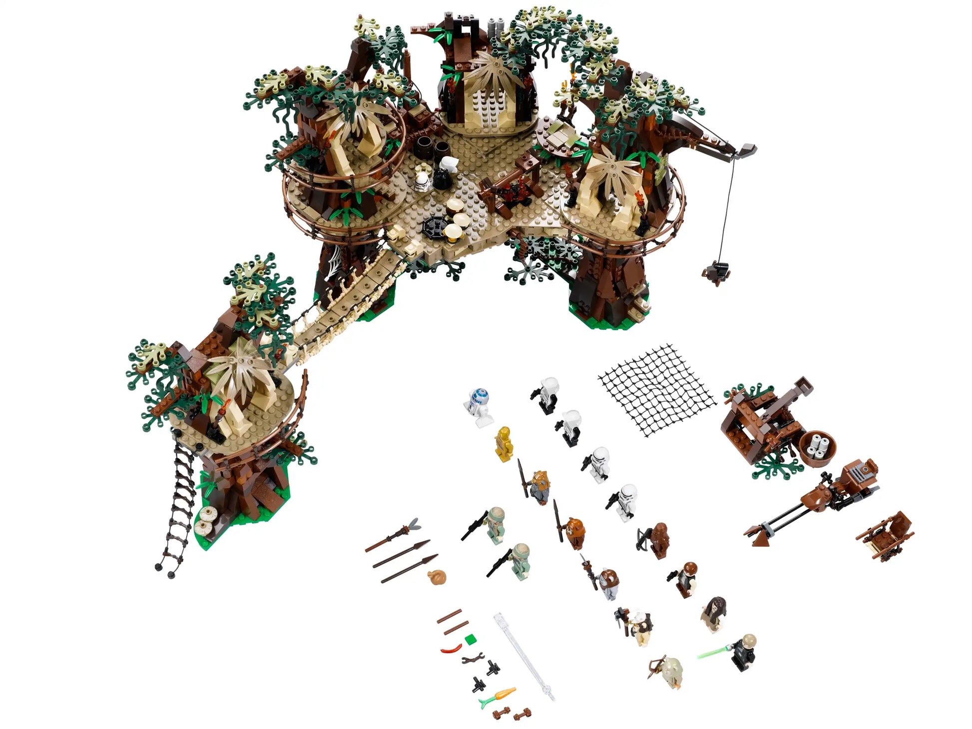 Star Wars Ewok Village MOC Set No. 10236 (1990 Pieces)