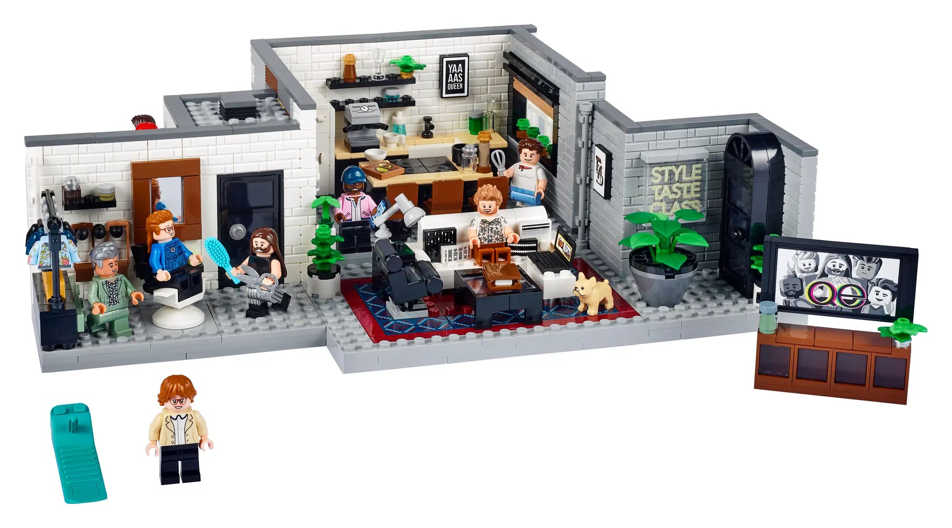 Queer Eye – The Fab 5 Loft MOC Set No. 10291 (974 Pieces)