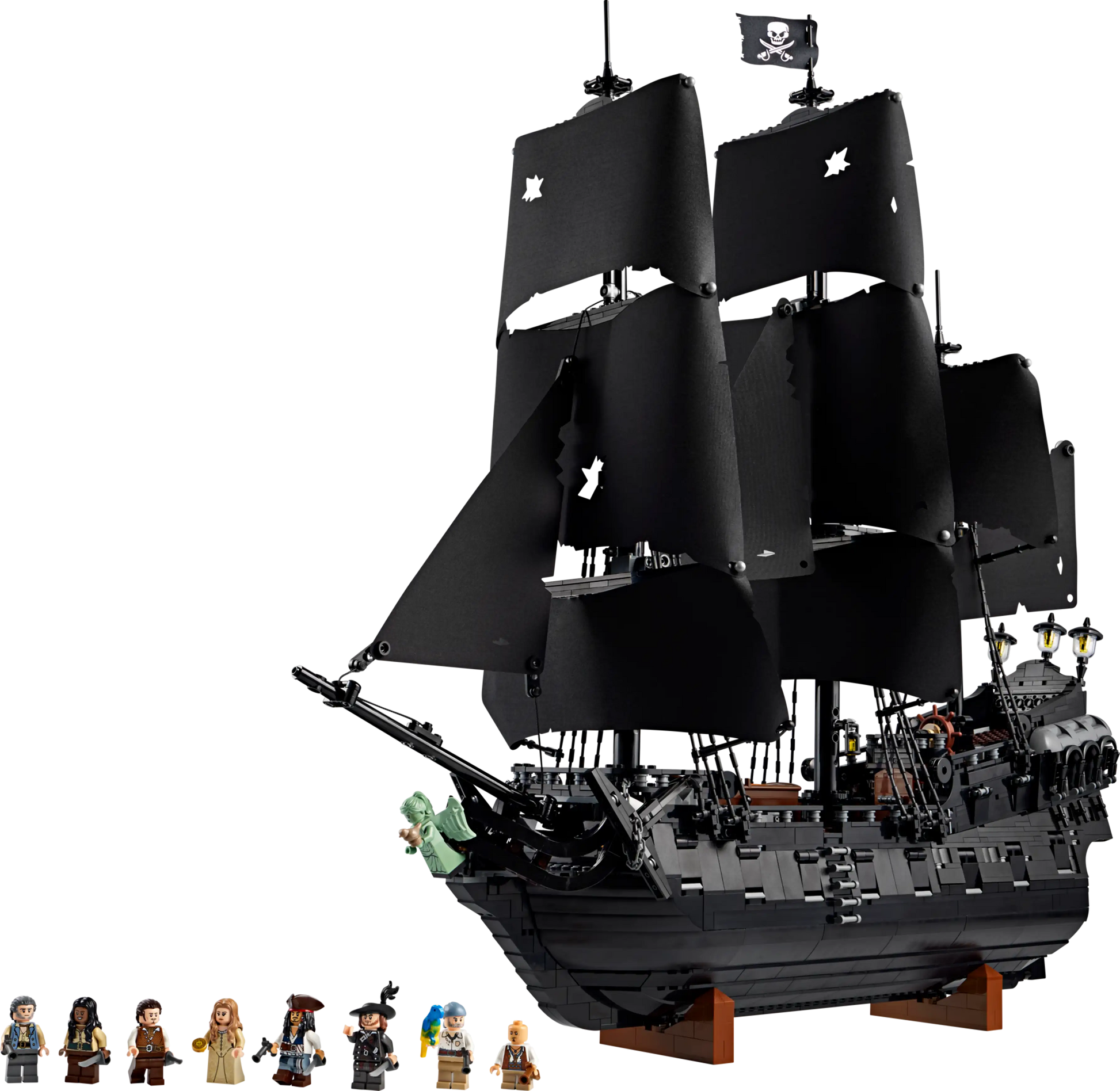 Captain Jack Sparrow's Pirate Ship MOC Set No. 10365 (2862 Pieces)