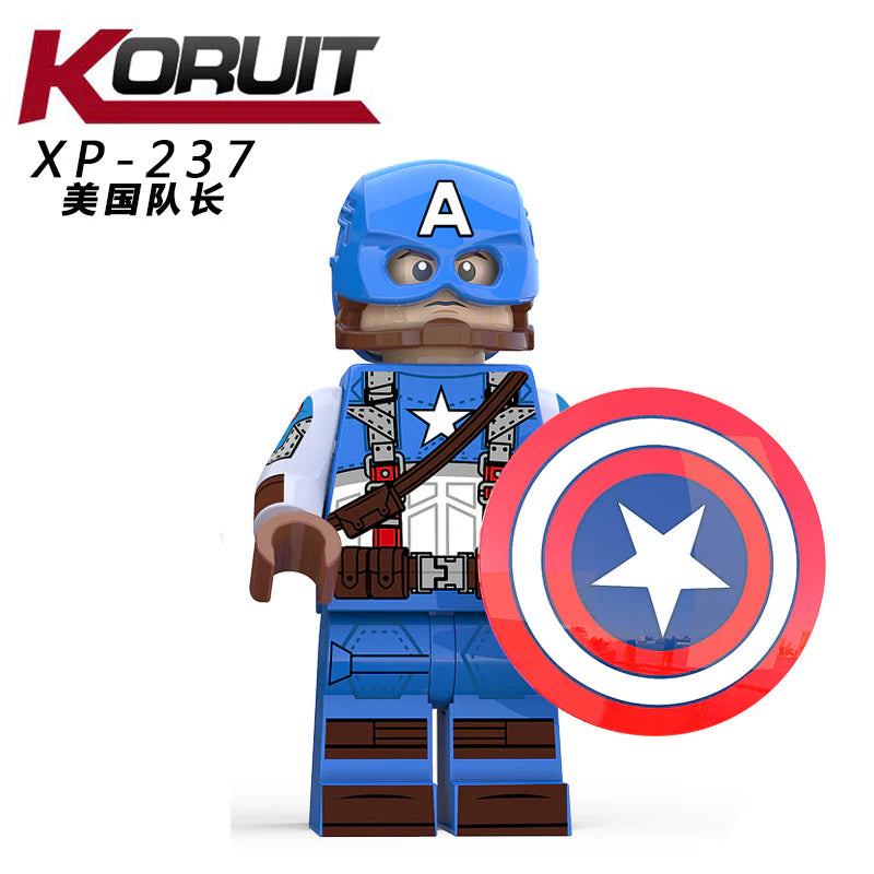 KT1031 Superheroes Captain America Minifigures