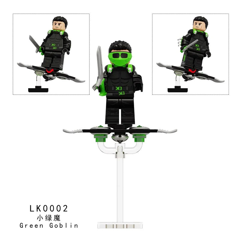 LK0001-0002 superhero Series Green Goblin Minifigures