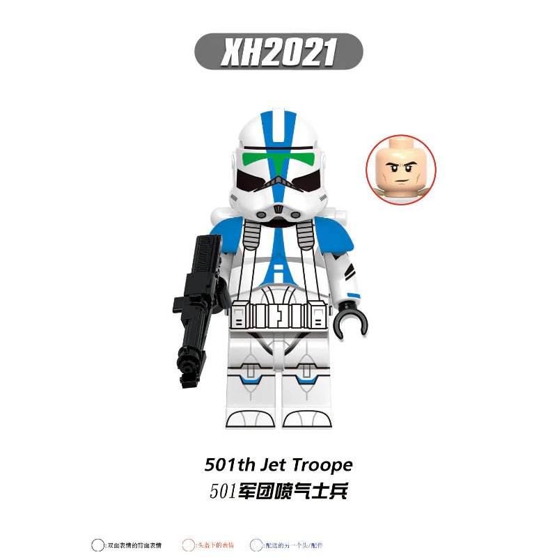 X0350 Star Wars Series Dredd Captain Alpha Minifigures