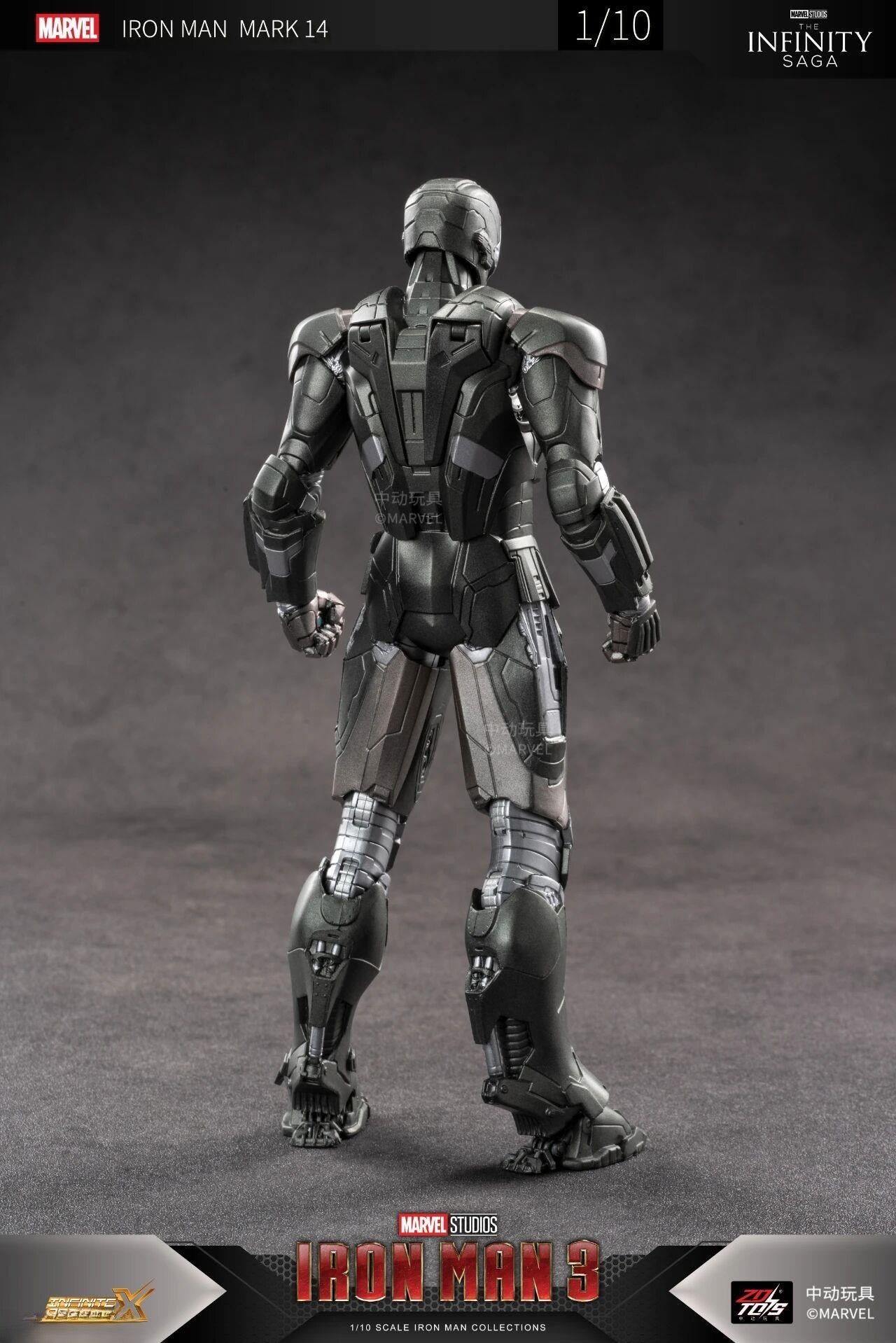 ZD Toys Iron Man MK 14 Action Figure 1/10 Scale