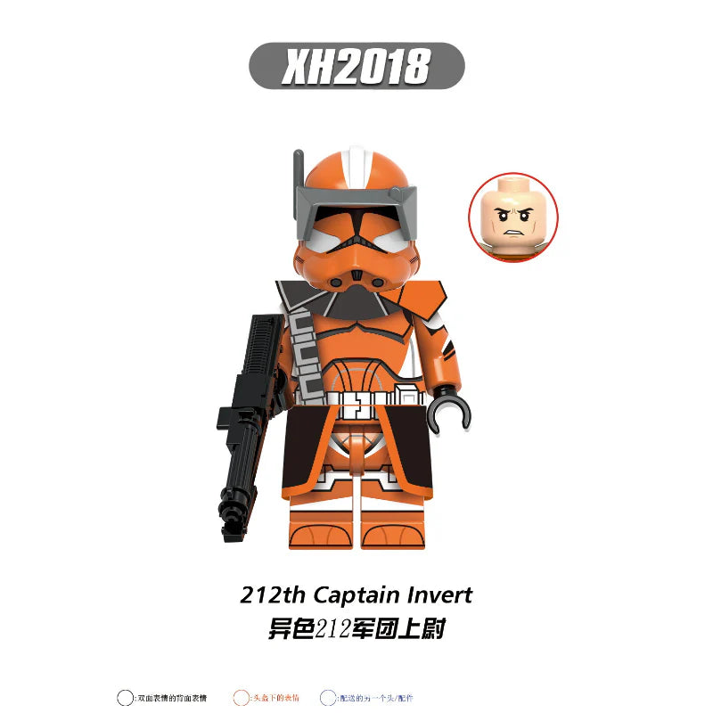 X0350 Star Wars Series Dredd Captain Alpha Minifigures