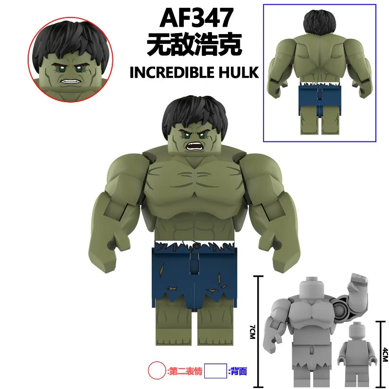 AF344-347 Superhero Hulk Minifigures