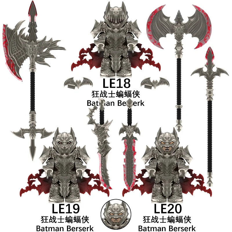 LE18 - LE20 Berserker Batman Minifigures