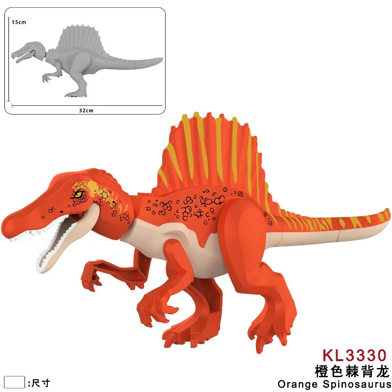 KL3324-3330 Dinosaur Spinosaurus Minifigures