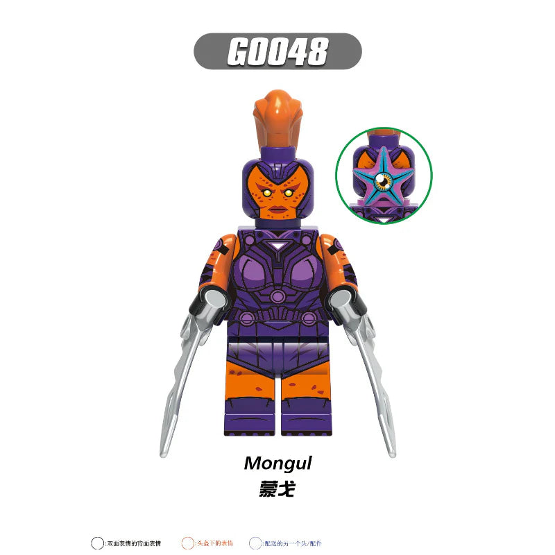 G0106 Superhero Series The Thinker Javelin Polka Dot Man Minifigures