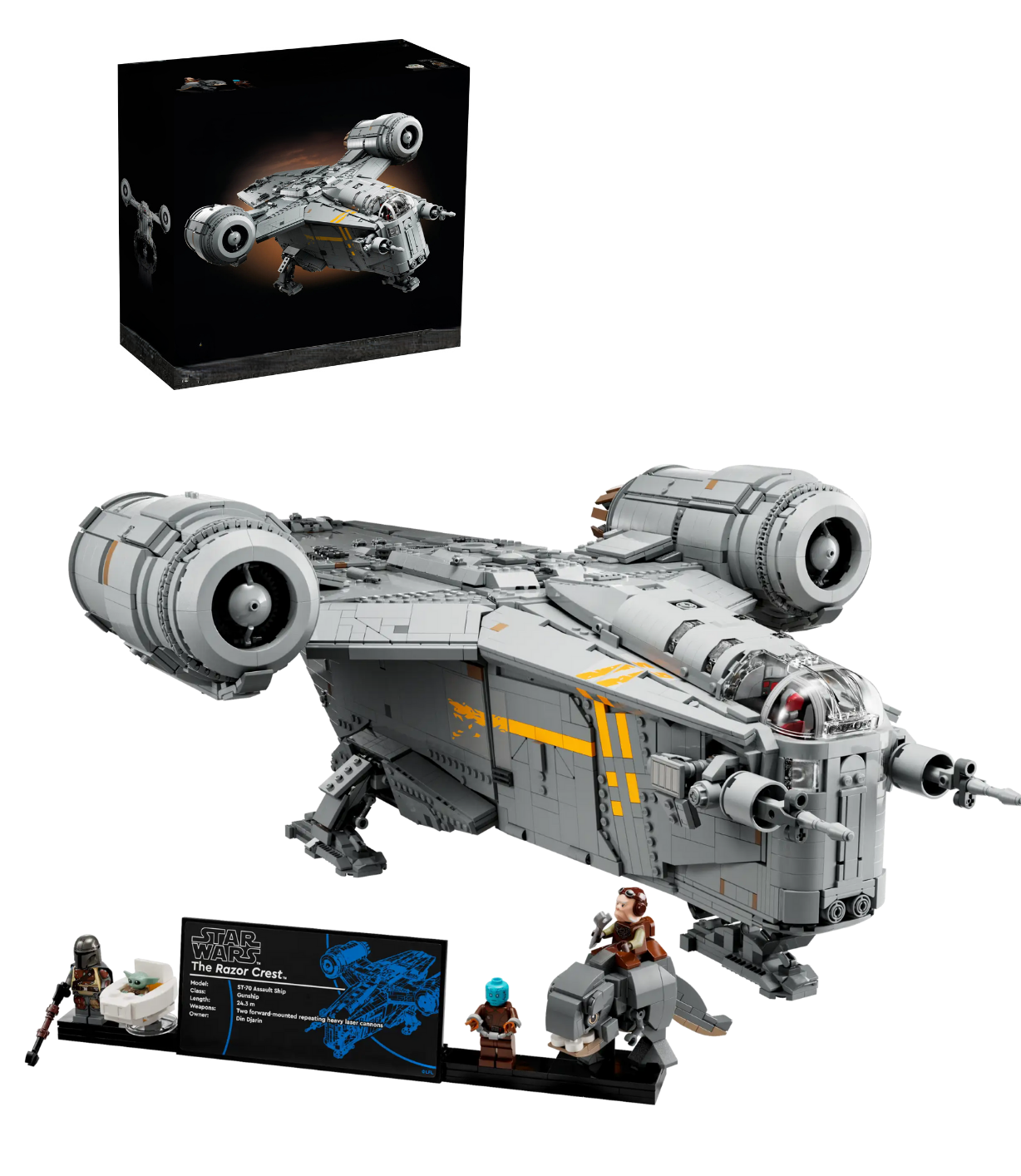 MOC Set No. 75331 The Razor Crest (Total Pieces - 6187)