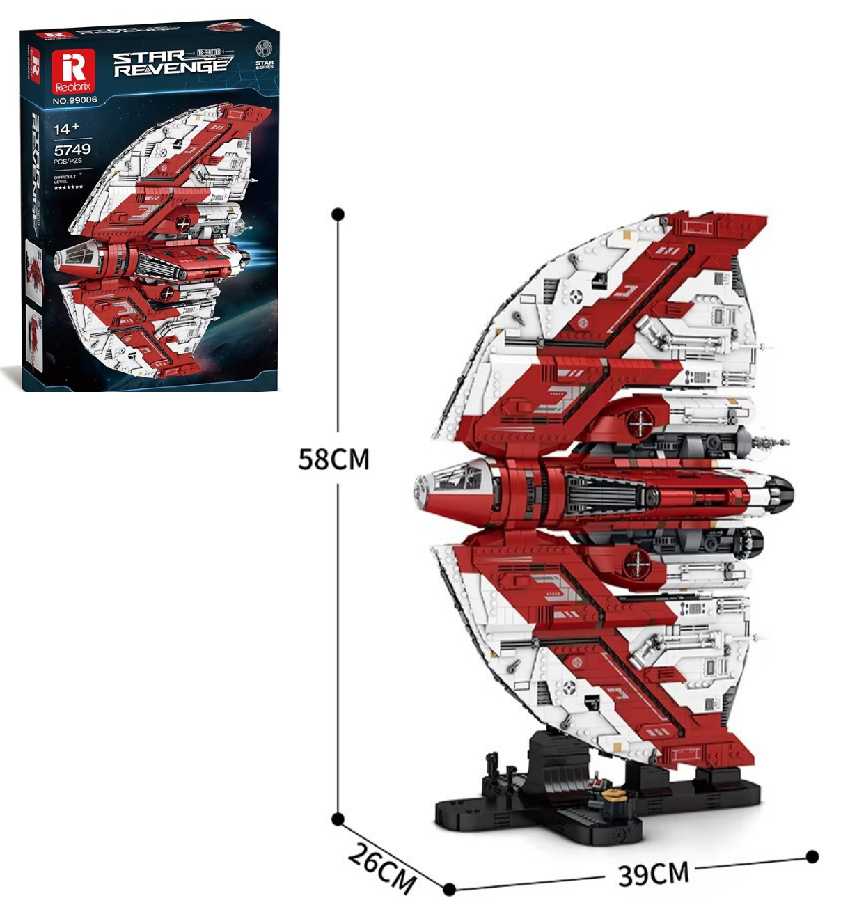 MOC Set No. 99006 T6 Shuttle (Total Pieces - 5749)