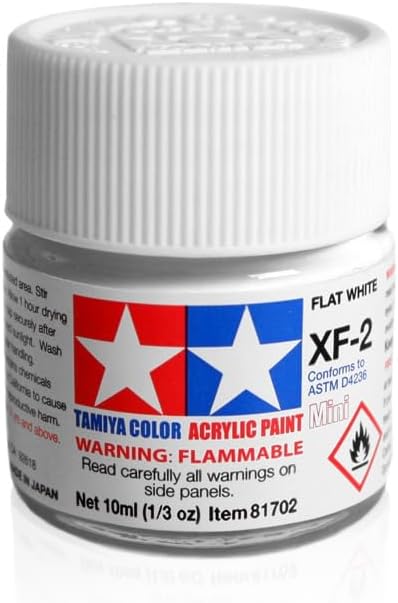 Tamiya Acrylic XF Series 10ml Paint (Flat Finish Type)