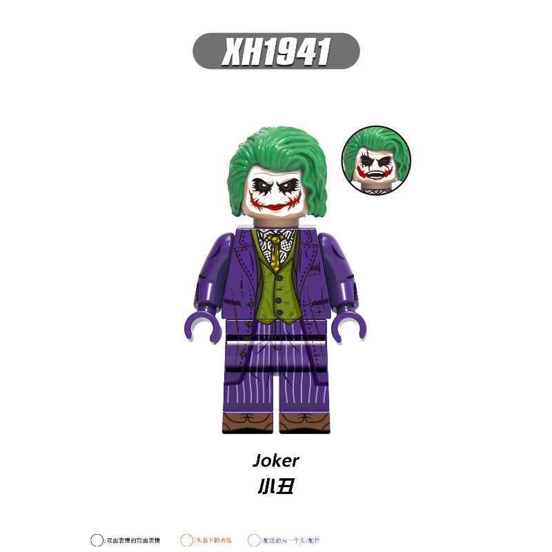 X0341 Superhero Series Batman Joker Catwoman Nightwing Alfred Butler Minifigures