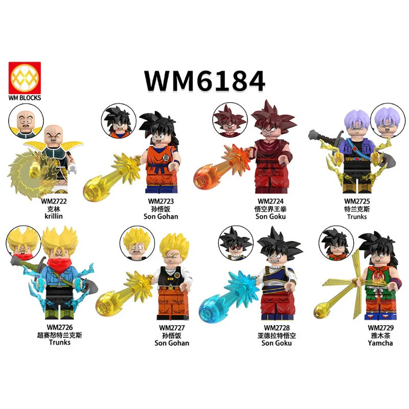 WM6184 Dragon Ball series Minifigures