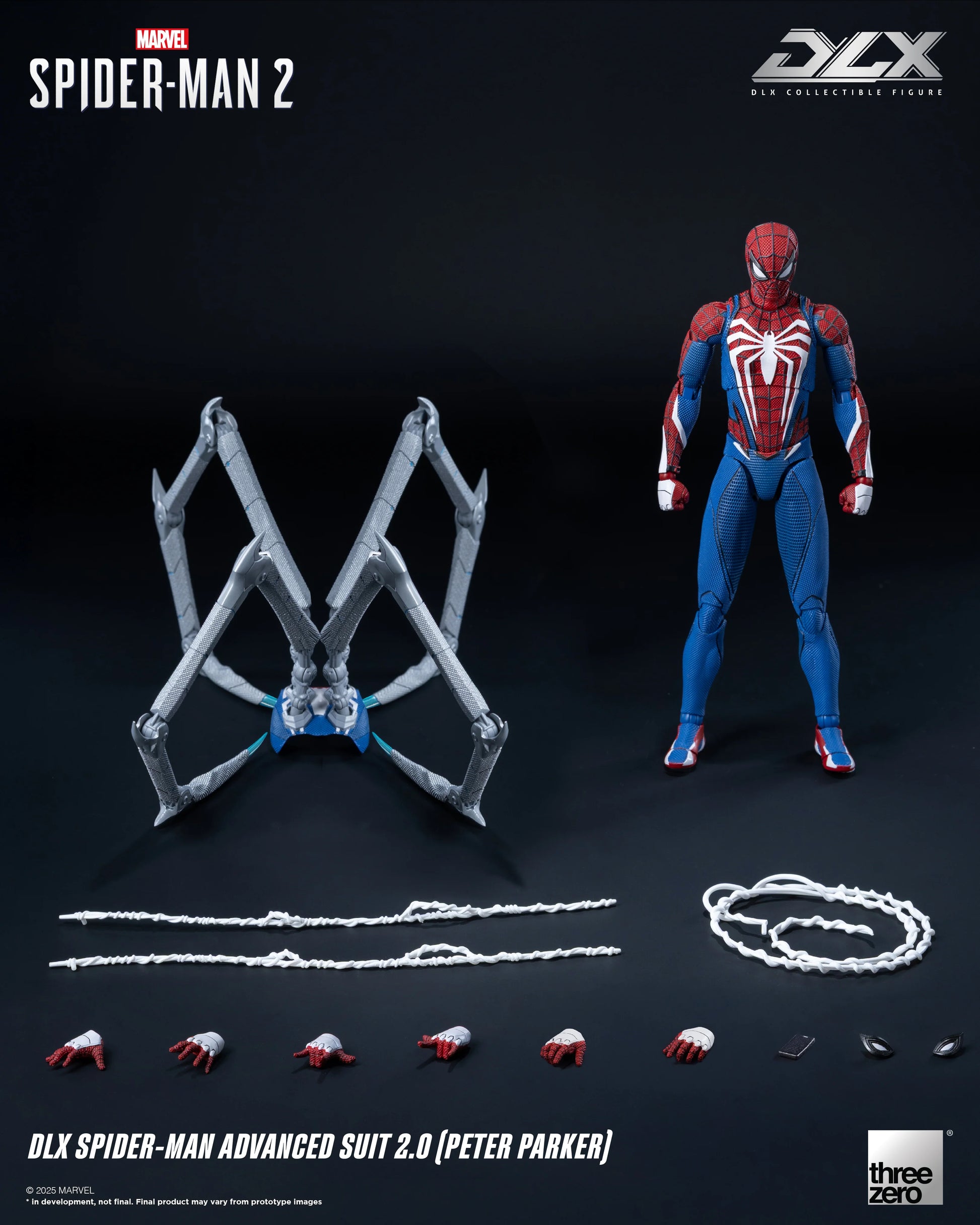 THREEZERO Marvel’s Spider-Man 2 DLX Spider-Man Advanced Suit 2.0 (Peter Parker)