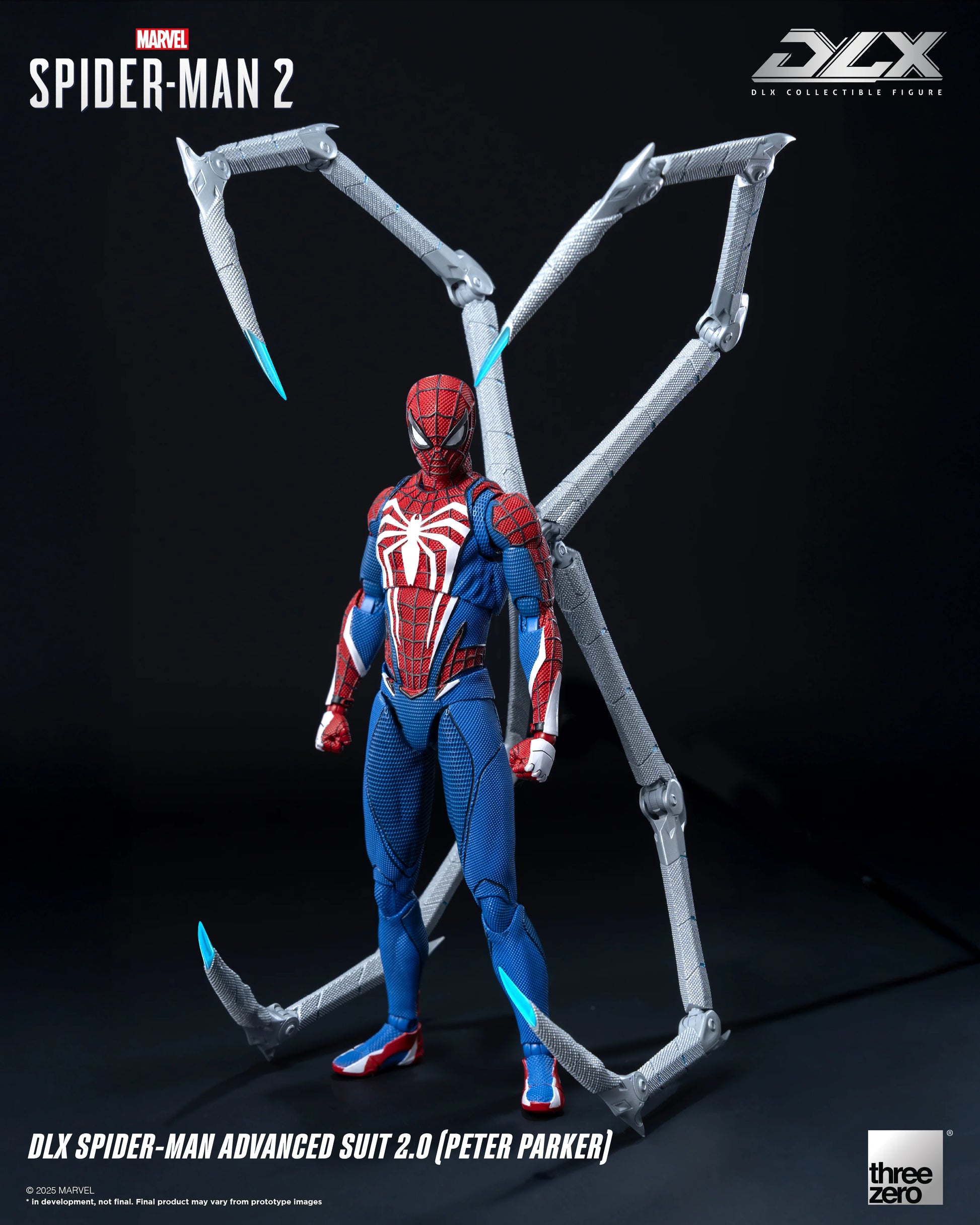 THREEZERO Marvel’s Spider-Man 2 DLX Spider-Man Advanced Suit 2.0 (Peter Parker)