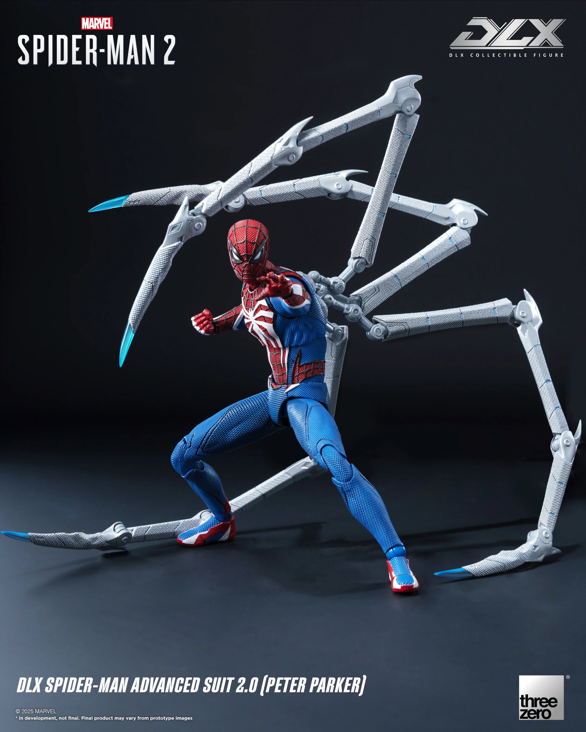 THREEZERO Marvel’s Spider-Man 2 DLX Spider-Man Advanced Suit 2.0 (Peter Parker)