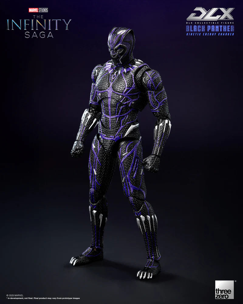 THREEZERO Marvel Studios: The Infinity Saga DLX Black Panther (Kinetic Energy Charged)