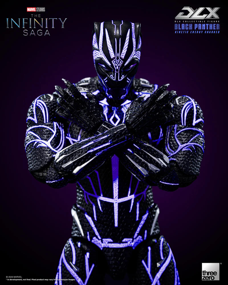 THREEZERO Marvel Studios: The Infinity Saga DLX Black Panther (Kinetic Energy Charged)