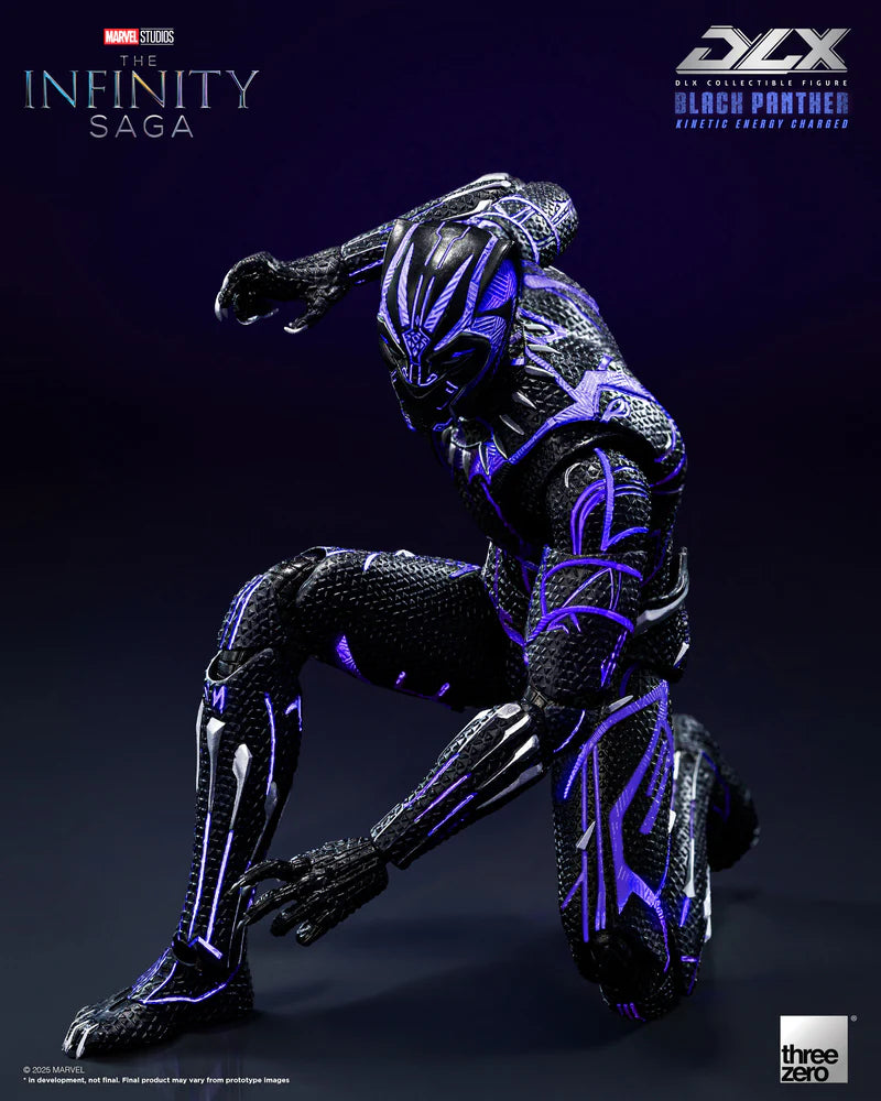 THREEZERO Marvel Studios: The Infinity Saga DLX Black Panther (Kinetic Energy Charged)