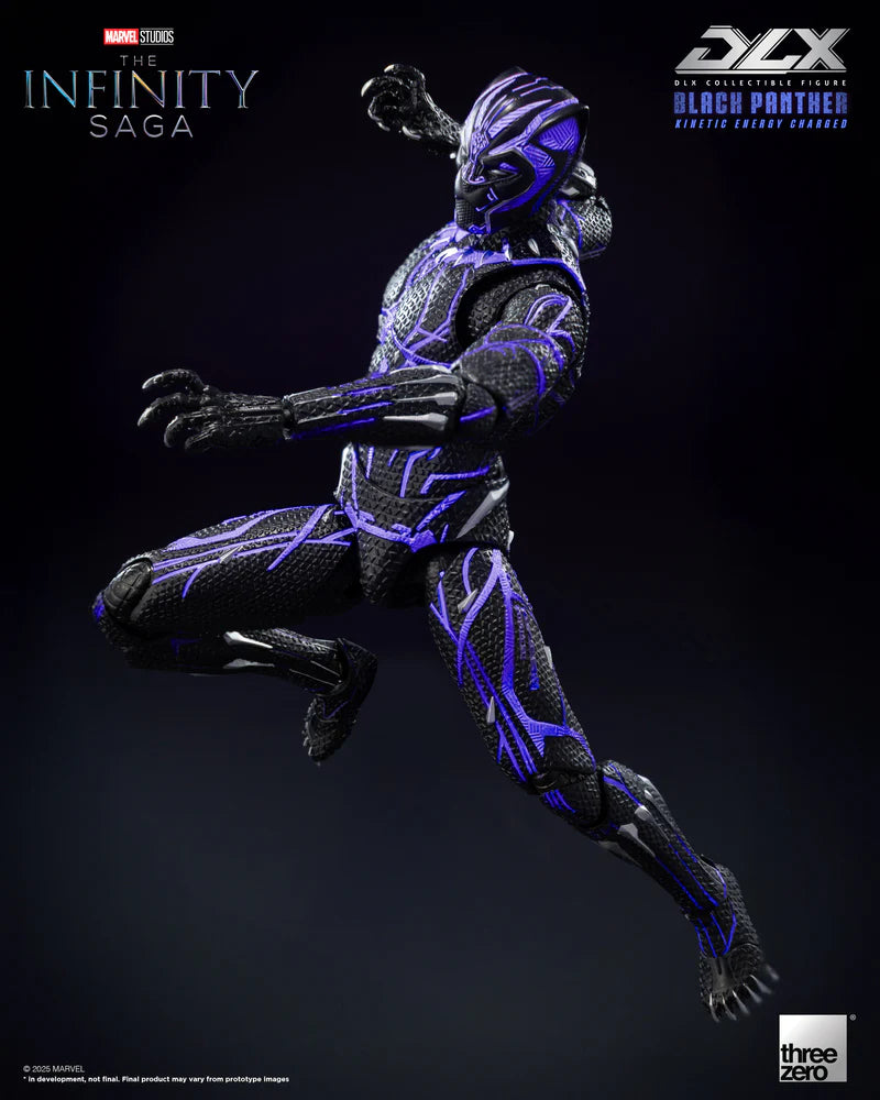 THREEZERO Marvel Studios: The Infinity Saga DLX Black Panther (Kinetic Energy Charged)