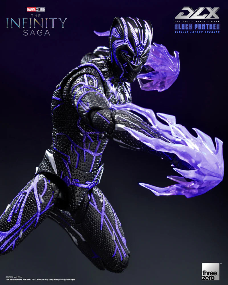 THREEZERO Marvel Studios: The Infinity Saga DLX Black Panther (Kinetic Energy Charged)