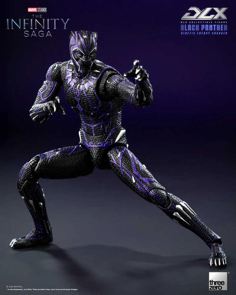 THREEZERO Marvel Studios: The Infinity Saga DLX Black Panther (Kinetic Energy Charged)