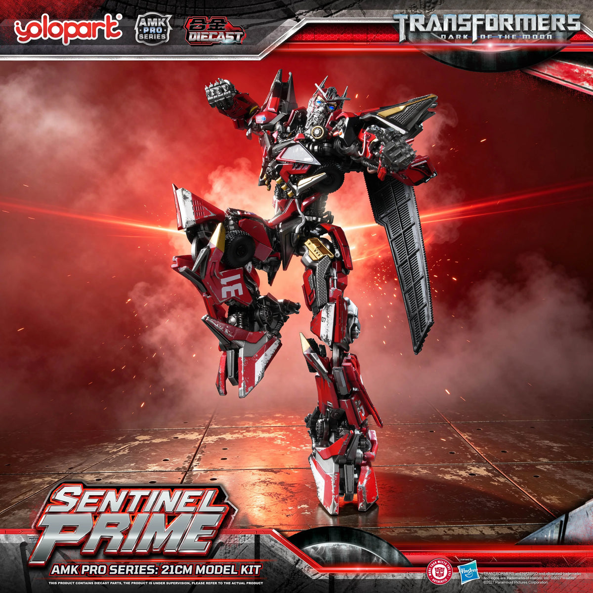 YOLOPARK - TRANSFORMERS: Dark of the Moon: AMK PRO Series Sentinel Prime Model Kit [BOOKING AMOUNT PAYMENT ONLY]