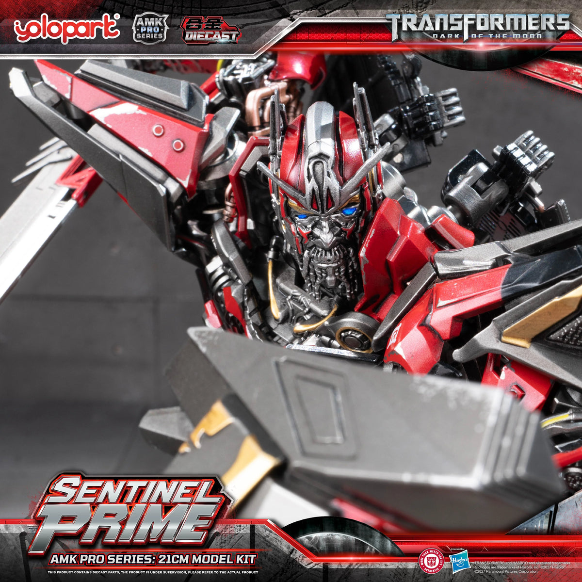 YOLOPARK - TRANSFORMERS: Dark of the Moon: AMK PRO Series Sentinel Prime Model Kit [BOOKING AMOUNT PAYMENT ONLY]