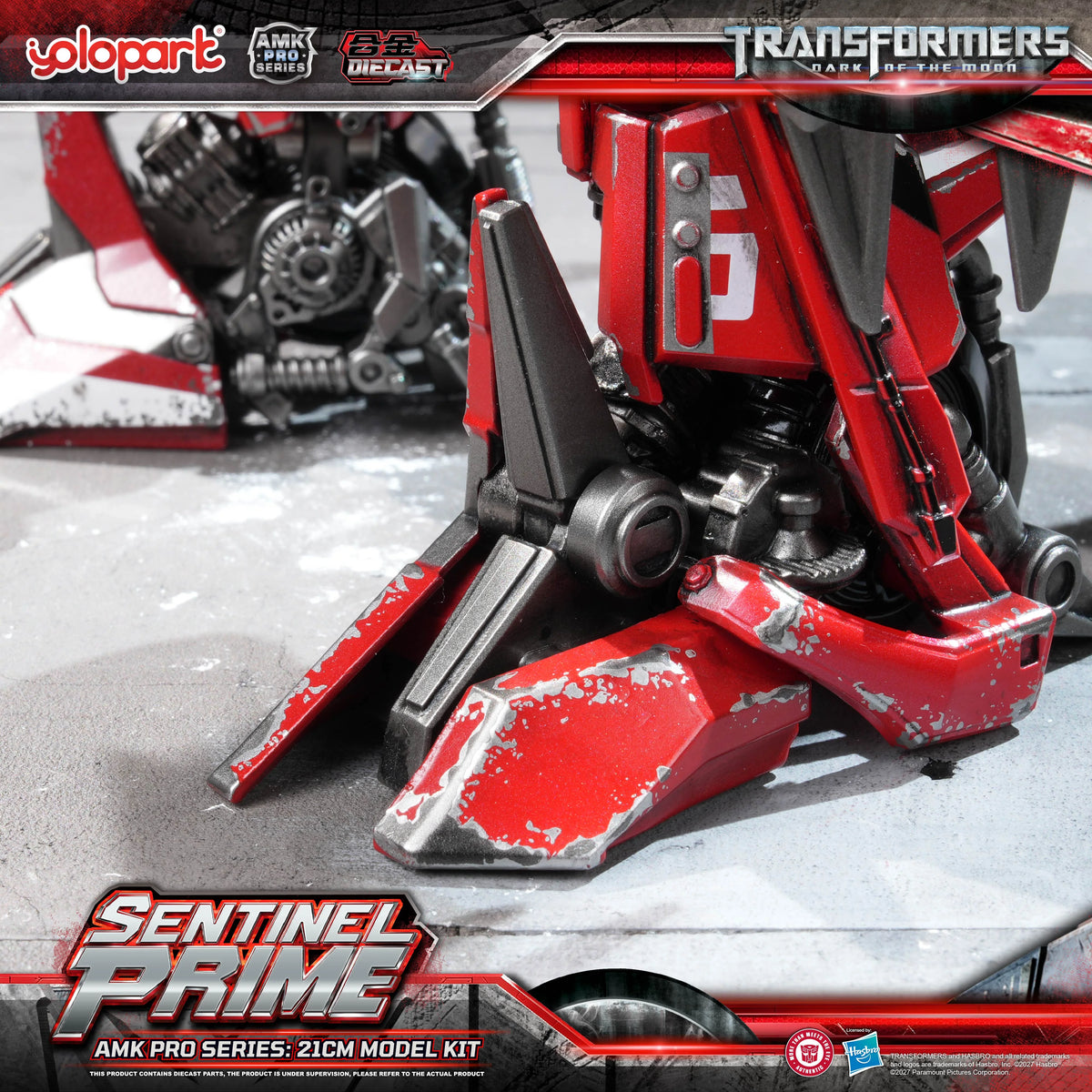 YOLOPARK - TRANSFORMERS: Dark of the Moon: AMK PRO Series Sentinel Prime Model Kit [BOOKING AMOUNT PAYMENT ONLY]