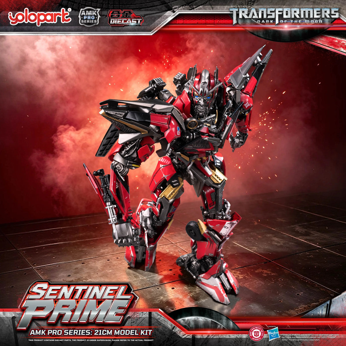 YOLOPARK - TRANSFORMERS: Dark of the Moon: AMK PRO Series Sentinel Prime Model Kit [BOOKING AMOUNT PAYMENT ONLY]